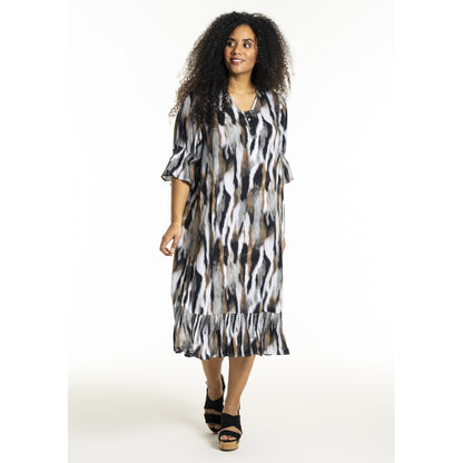 Studio SGena Dress Dress Black with grey/sand skies