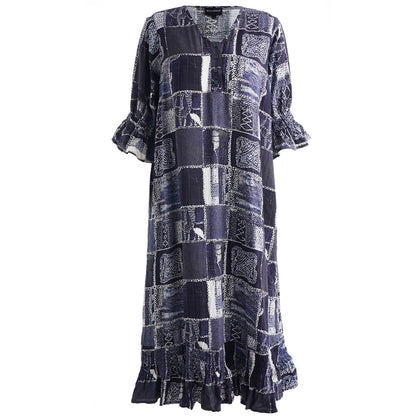 Studio SGena Dress Dress Blue mix pattern