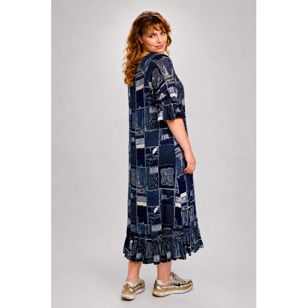 Studio SGena Dress Dress Blue mix pattern