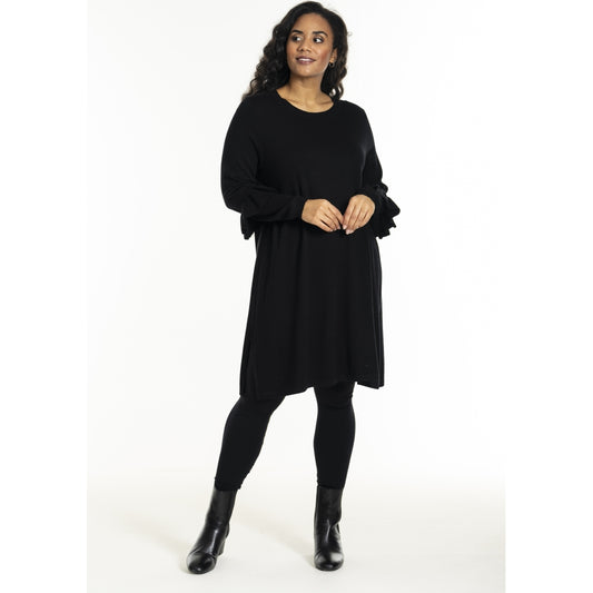 Studio SGitten knitted dress Dress Black