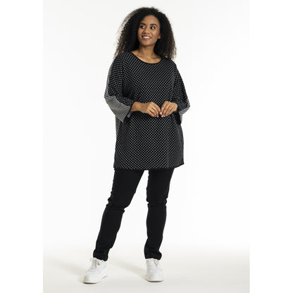 Studio SGrete turn around Blouse Blouse Black with white dots and stripes