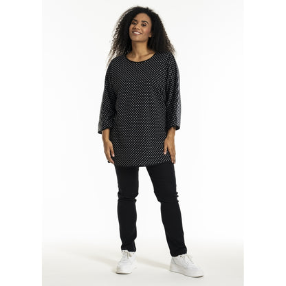 Studio SGrete turn around Blouse Blouse Black with white dots and stripes