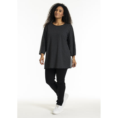 Studio SGrete turn around Blouse Blouse Black with white dots and stripes
