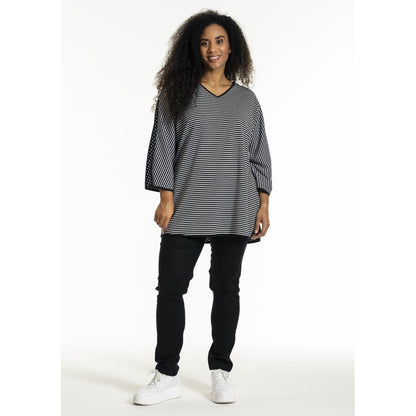 Studio SGrete turn around Blouse Blouse Black with white dots and stripes