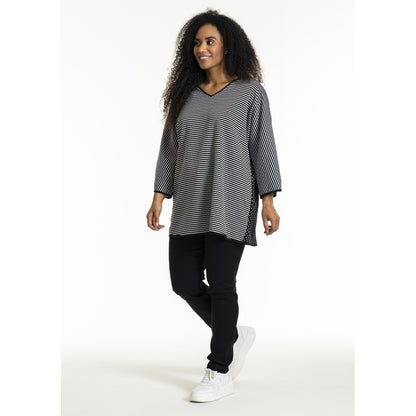 Studio SGrete turn around Blouse Blouse Black with white dots and stripes