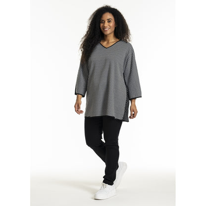 Studio SGrete turn around Blouse Blouse Black with white dots and stripes
