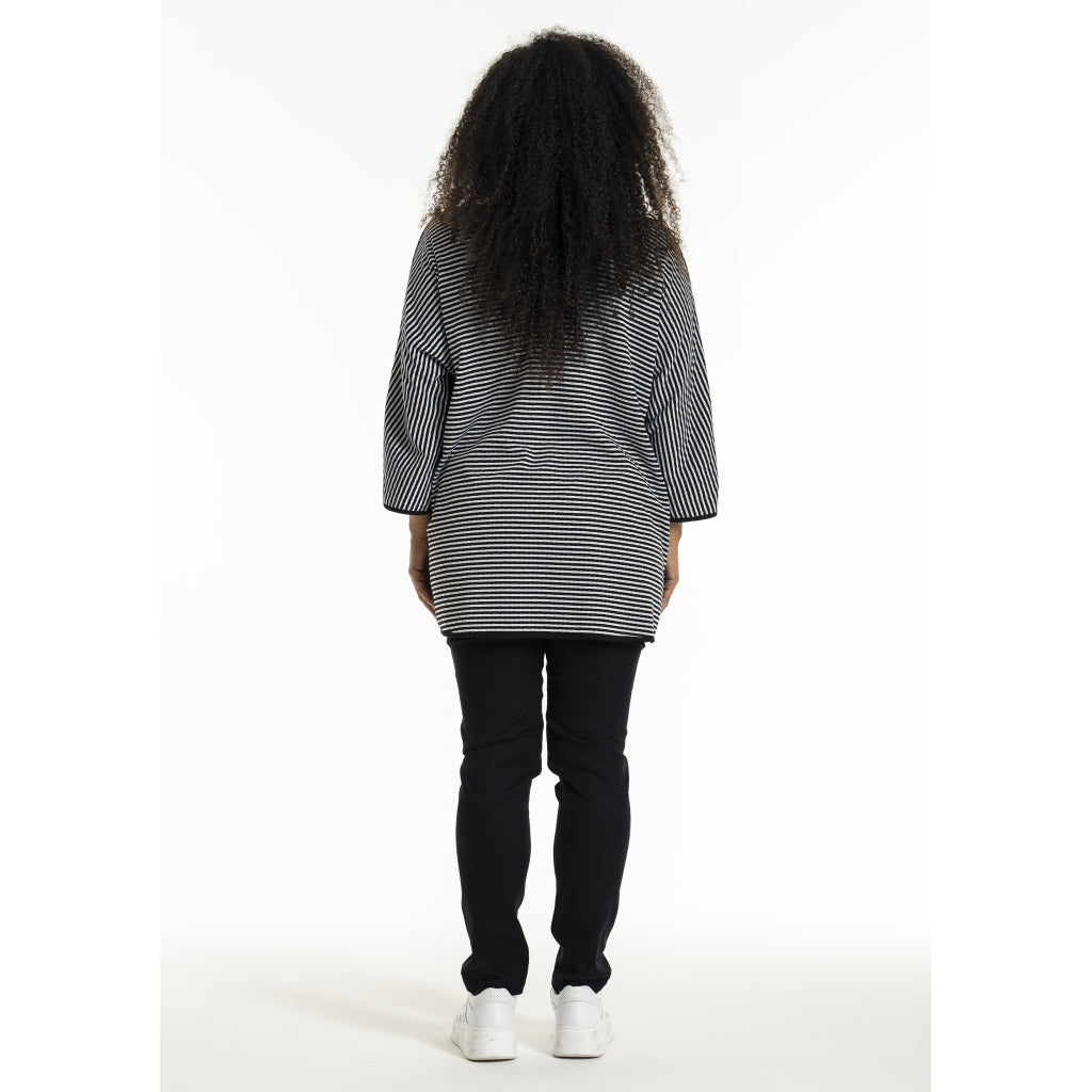 Studio SGrete turn around Blouse Blouse Black with white dots and stripes