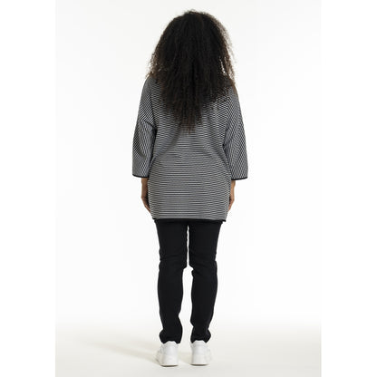 Studio SGrete turn around Blouse Blouse Black with white dots and stripes