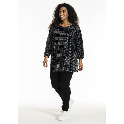 Studio SGrete turn around Blouse Blouse Black with white dots and stripes