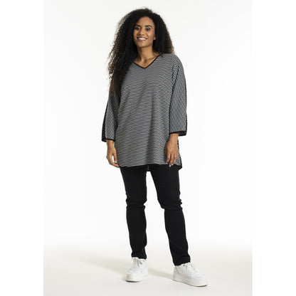 Studio SGrete turn around Blouse Blouse Black with white dots and stripes