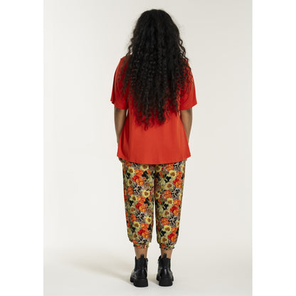 Studio SGudrun 7/8 Loose pants Loose Pant Orange Flower