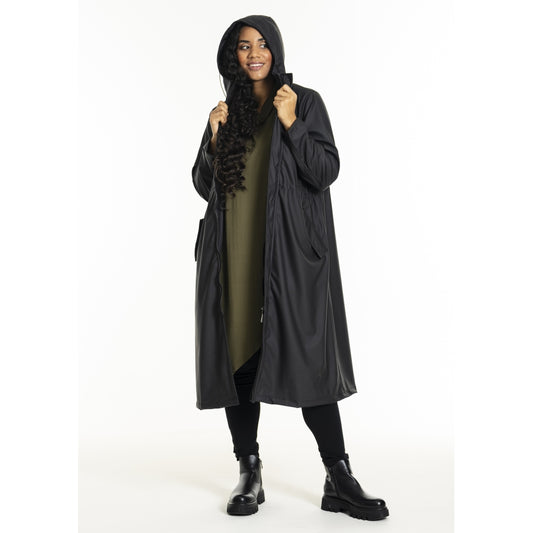 Studio SGy Long rain coat Coat Black