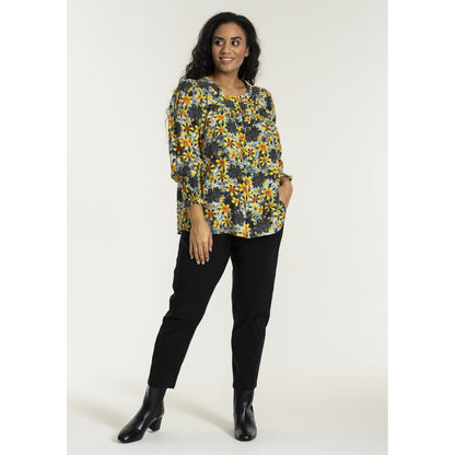 Studio SHanny Shirt Shirt Yellow flowers