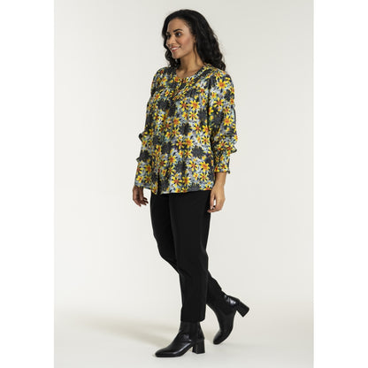 Studio SHanny Shirt Shirt Yellow flowers