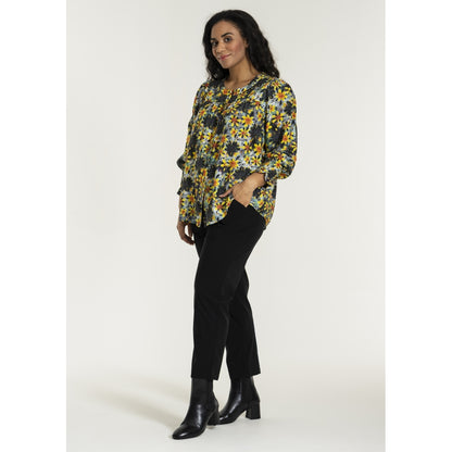 Studio SHanny Shirt Shirt Yellow flowers