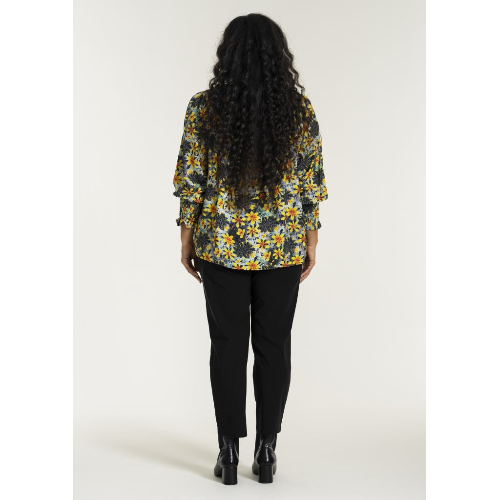 Studio SHanny Shirt Shirt Yellow flowers