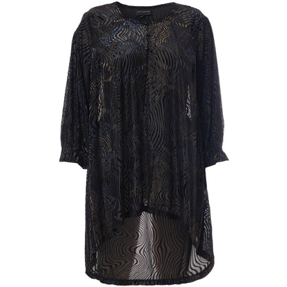 Studio SHarriet Tunic Tunic Navy/gold flock