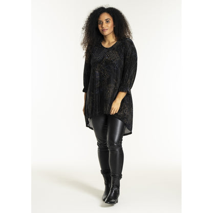 Studio SHarriet Tunic Tunic Navy/gold flock