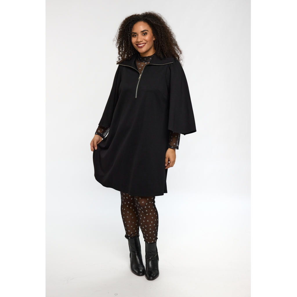 Studio SHelle lace blouse Blouse Black with silver hearts