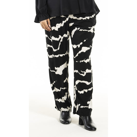 Studio SHolga Trousers Trousers Black/White cloud