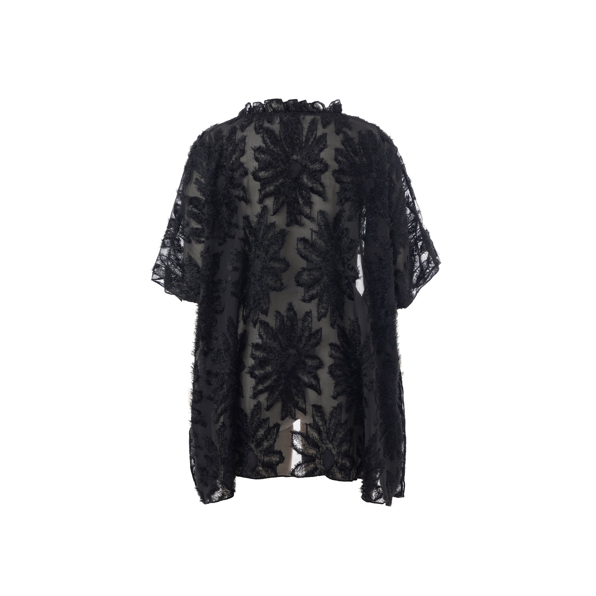 Studio SIbina Chiffon Party Blouse Blouse Black