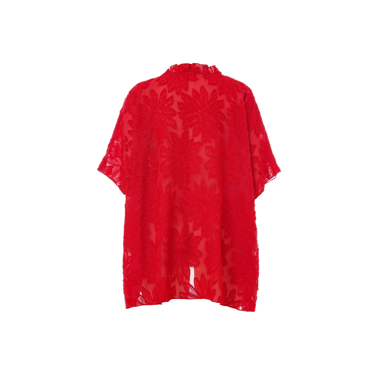 Studio SIbina Chiffon Party Blouse Blouse Red