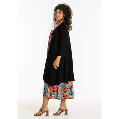 Studio SIdun Long Dress Long Dress Red - Blue palm leaf