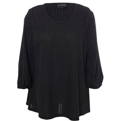 Studio SIlana Knitted Blouse Blouse Black