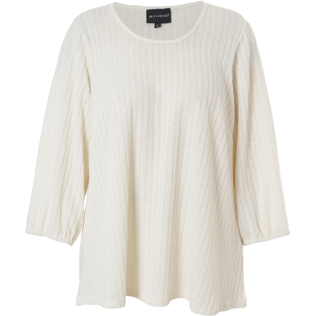 Studio SIlana Knitted Blouse Blouse Off-White