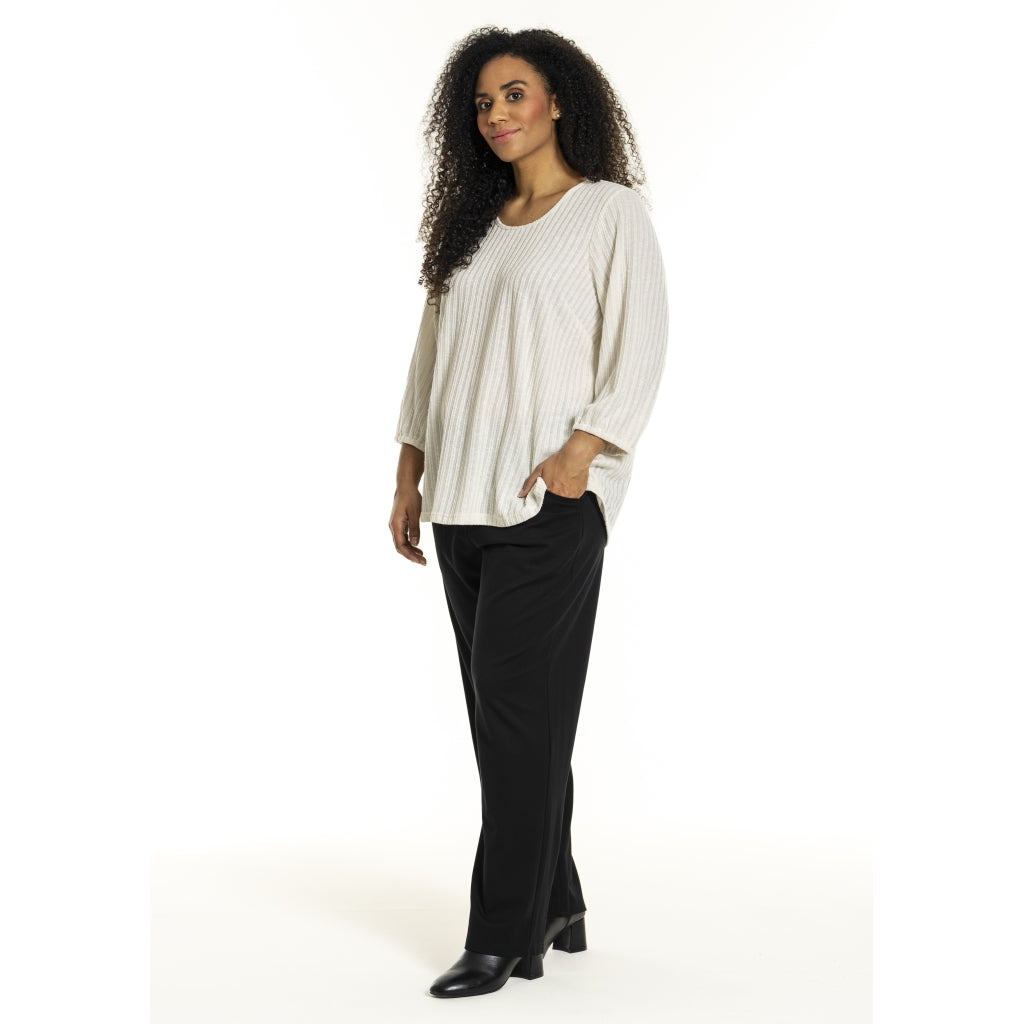 Studio SIlana Knitted Blouse Blouse Off-White