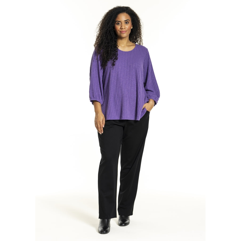 Studio SIlana Knitted Blouse Blouse Purple