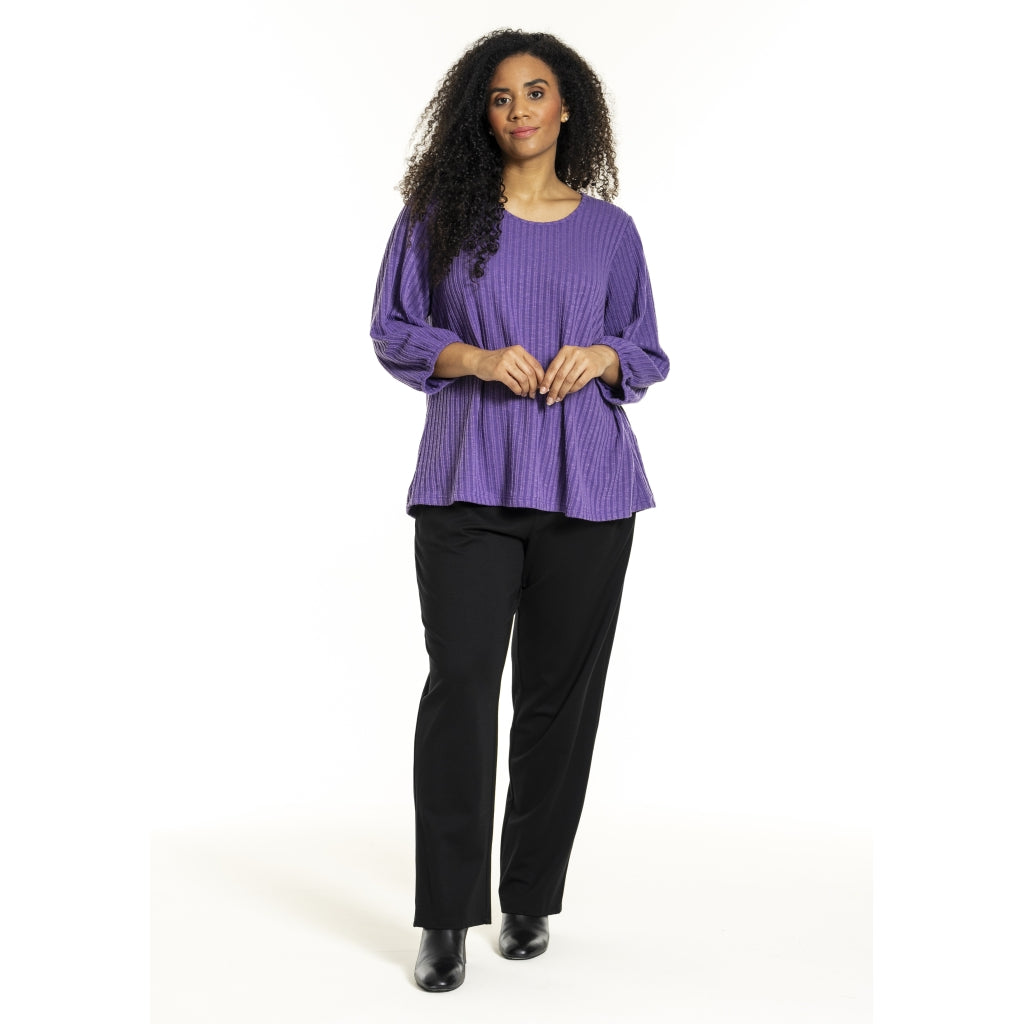 Studio SIlana Knitted Blouse Blouse Purple