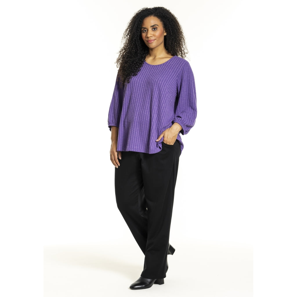 Studio SIlana Knitted Blouse Blouse Purple