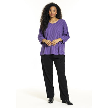 Studio SIlana Knitted Blouse Blouse Purple