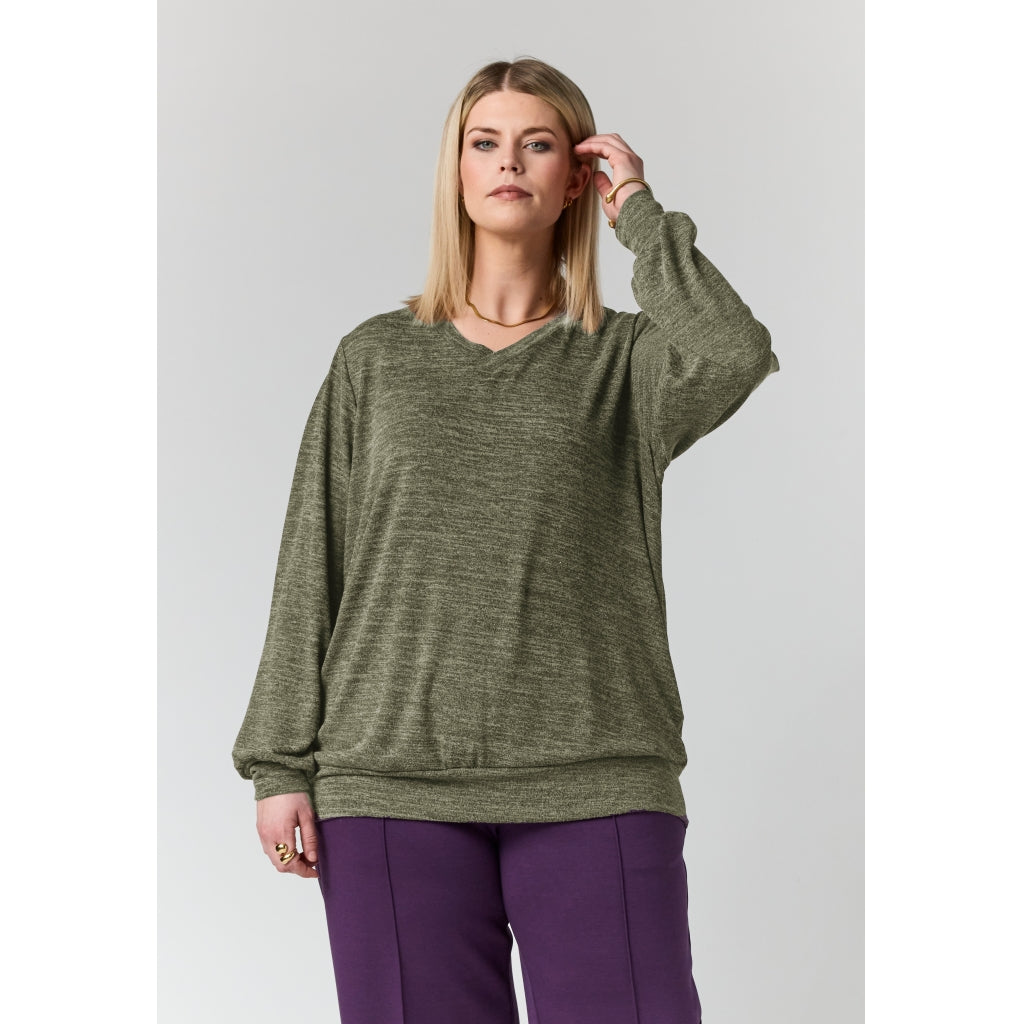Studio SInga Sweater Sweater Green Melange
