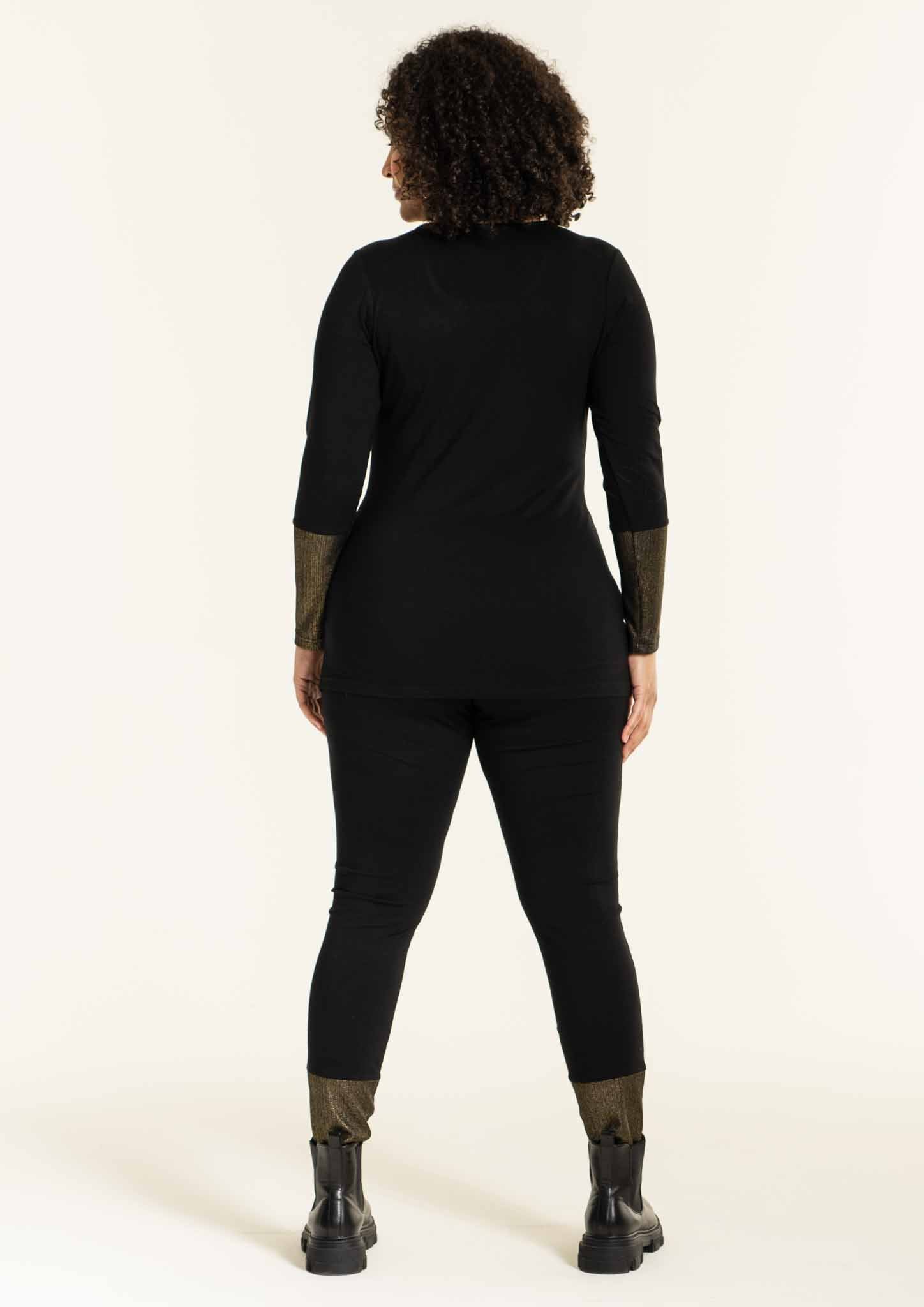 Studio SIrene Leggings Leggings Black with Gold