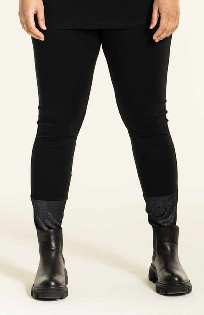 Studio SIrene Leggings Leggings black with Silver