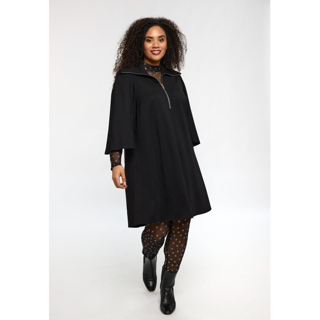 Studio SIrene lace Leggings Leggings Black with silver hearts