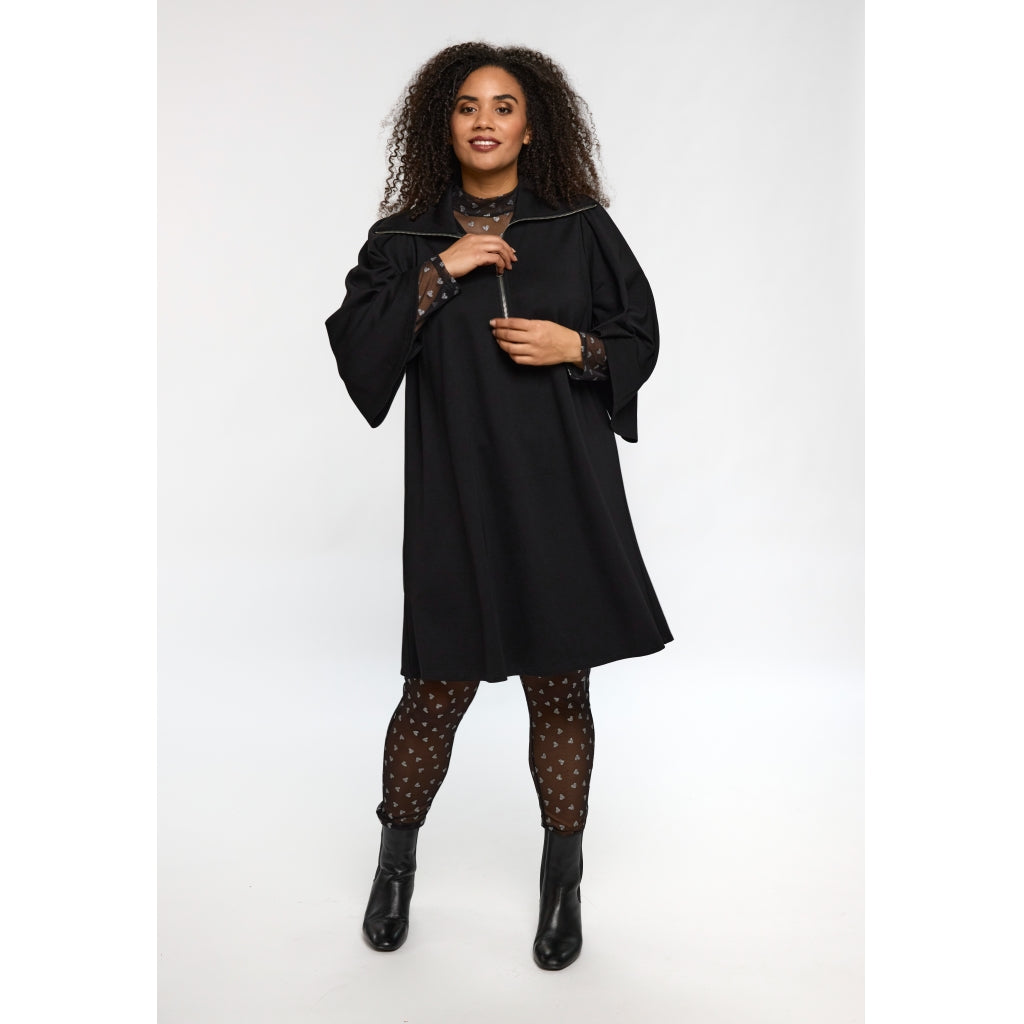 Studio SIrene lace Leggings Leggings Black with silver hearts