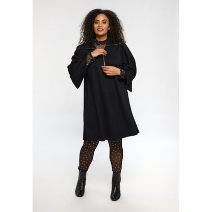 Studio SIrene lace Leggings Leggings Black with silver hearts