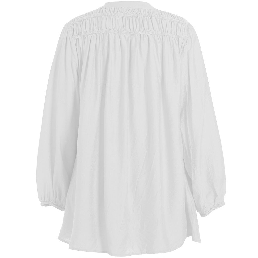 Studio SIsla Tunic with smock Tunic White