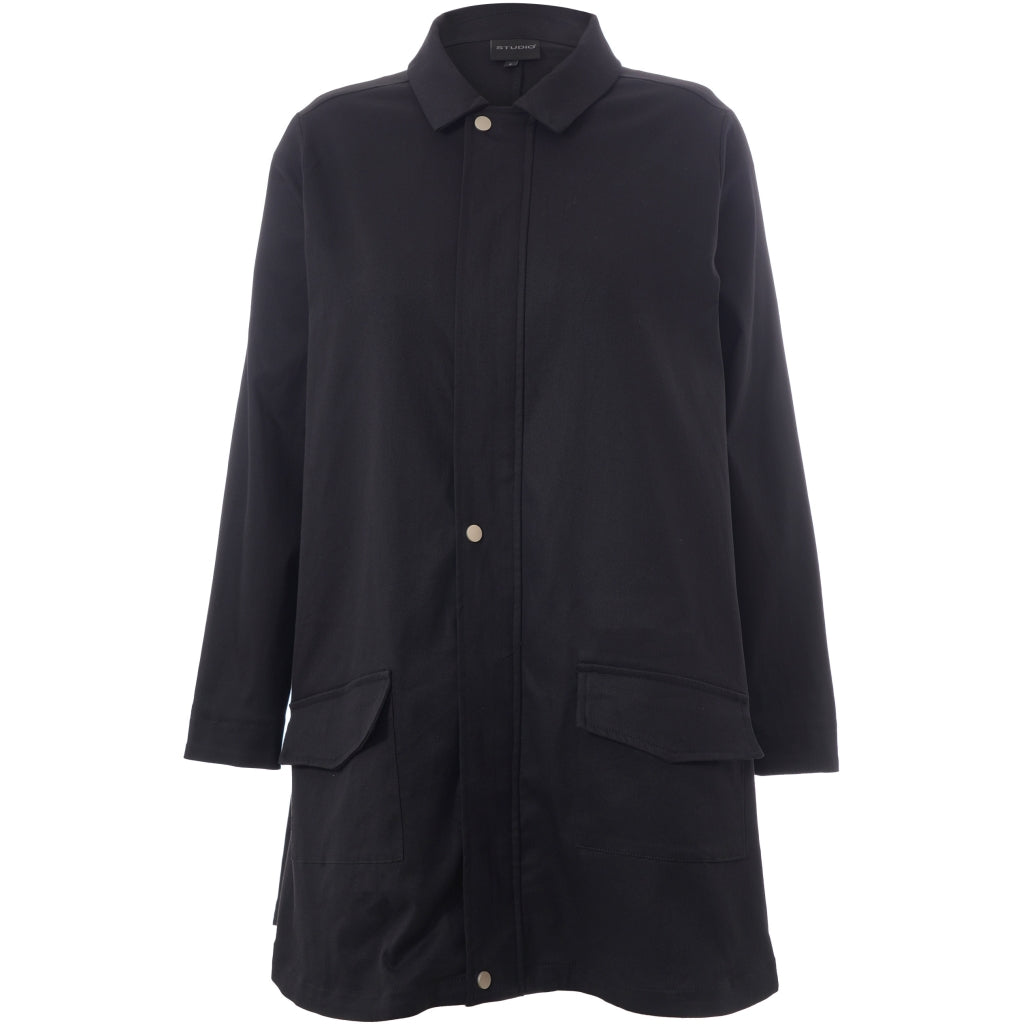 Studio SJessy long worker jacket without in broidery Jacket Black