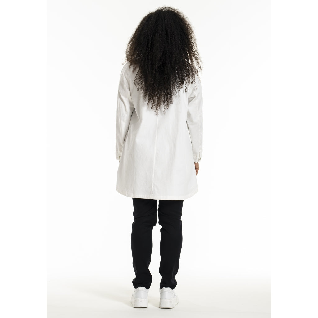 Studio SJessy long worker jacket without in broidery Jacket White