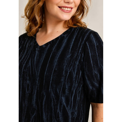 Studio SJohanne Blouse Blouse Black with grey print