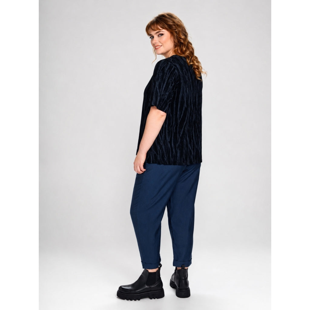 Studio SJohanne Blouse Blouse Black with grey print