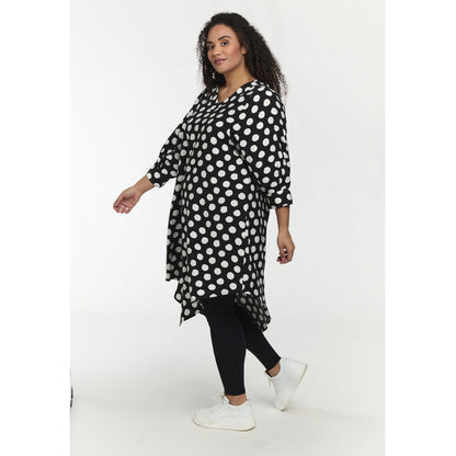 Studio SJuline Tunic Tunic Black with white dots