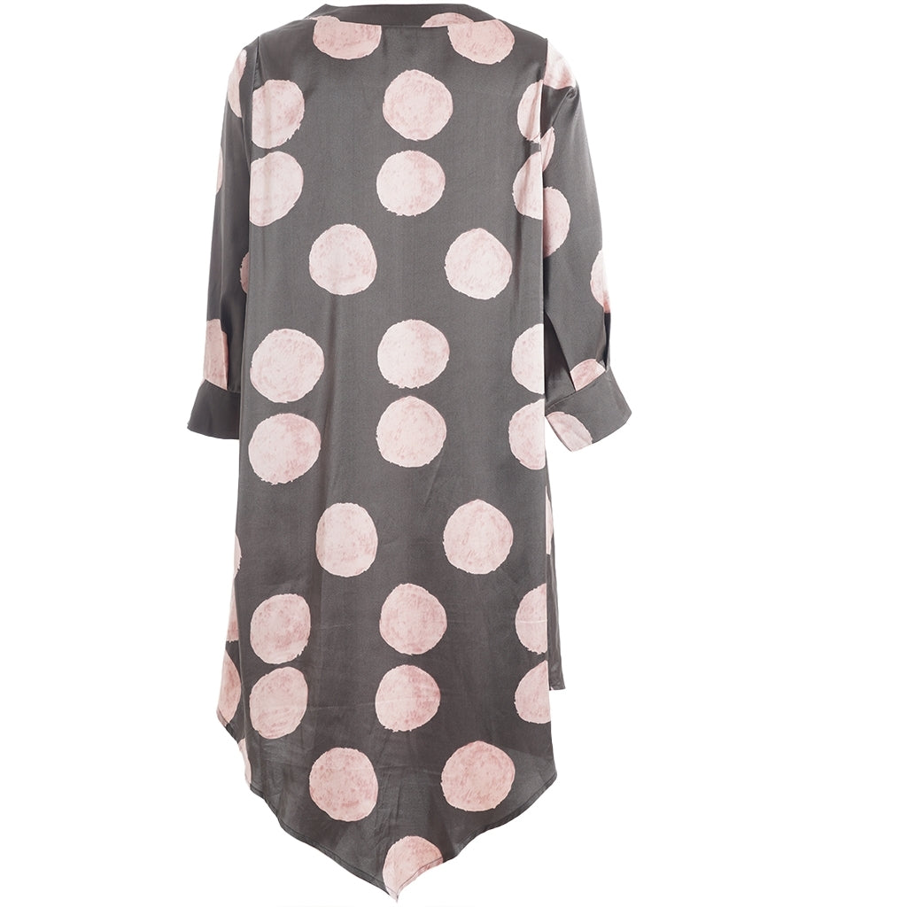 Studio SJuline Tunic Tunic Black with rose large dot