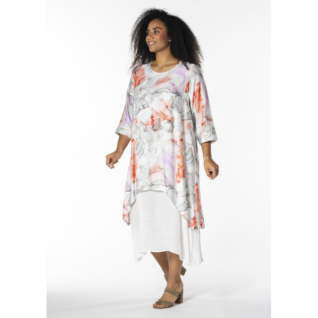 Studio SKebie Dress Dress Dusty pink, grey and gold + white