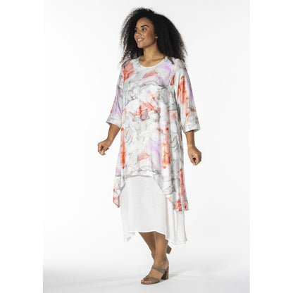 Studio SKebie Dress Dress Dusty pink, grey and gold + white