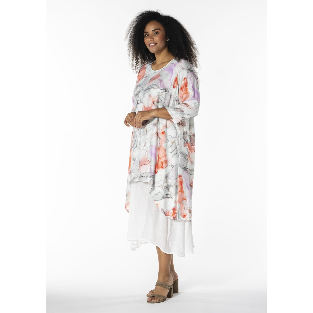 Studio SKebie Dress Dress Dusty pink, grey and gold + white